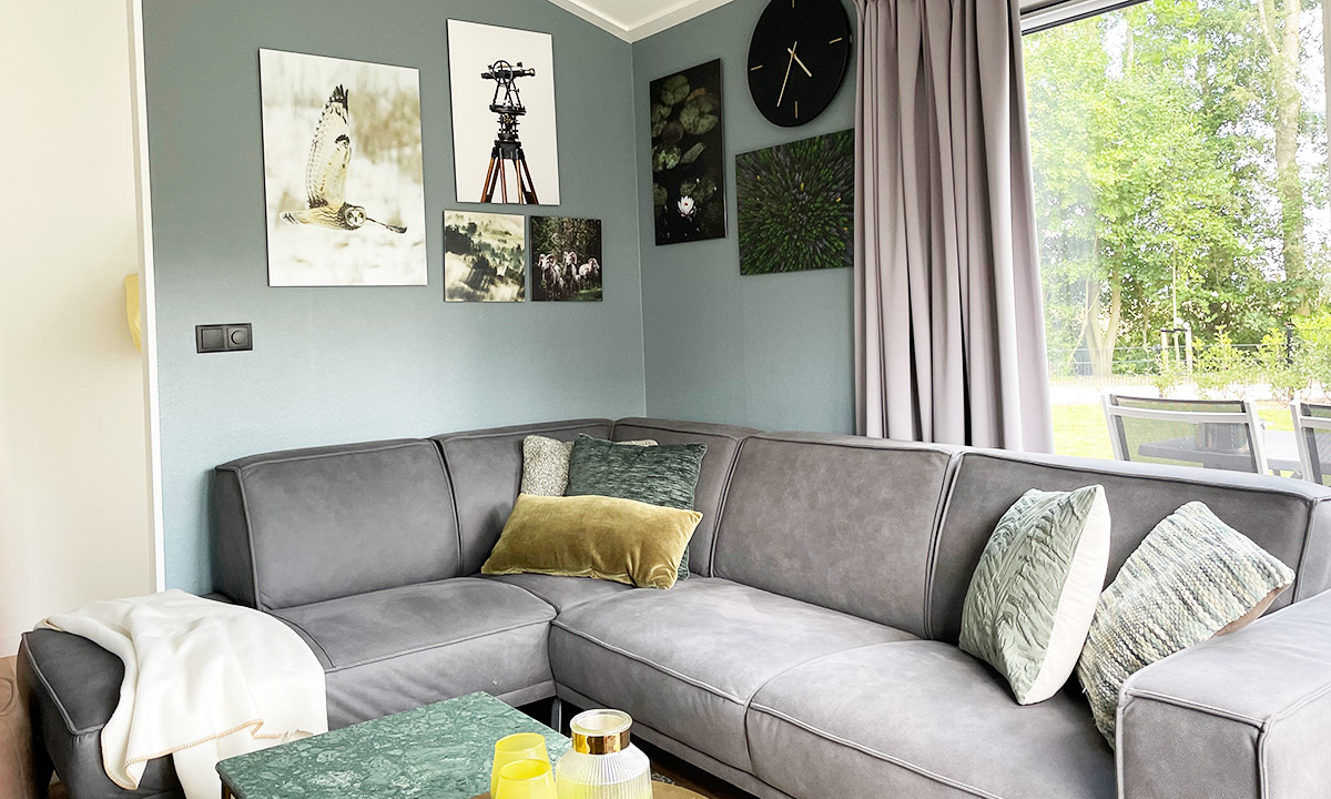 Loungebank in het chalet
